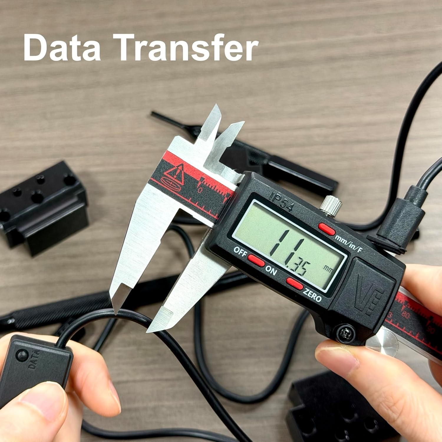 Large LCD Screen Caliper Inch/MM/Fraction Conversion