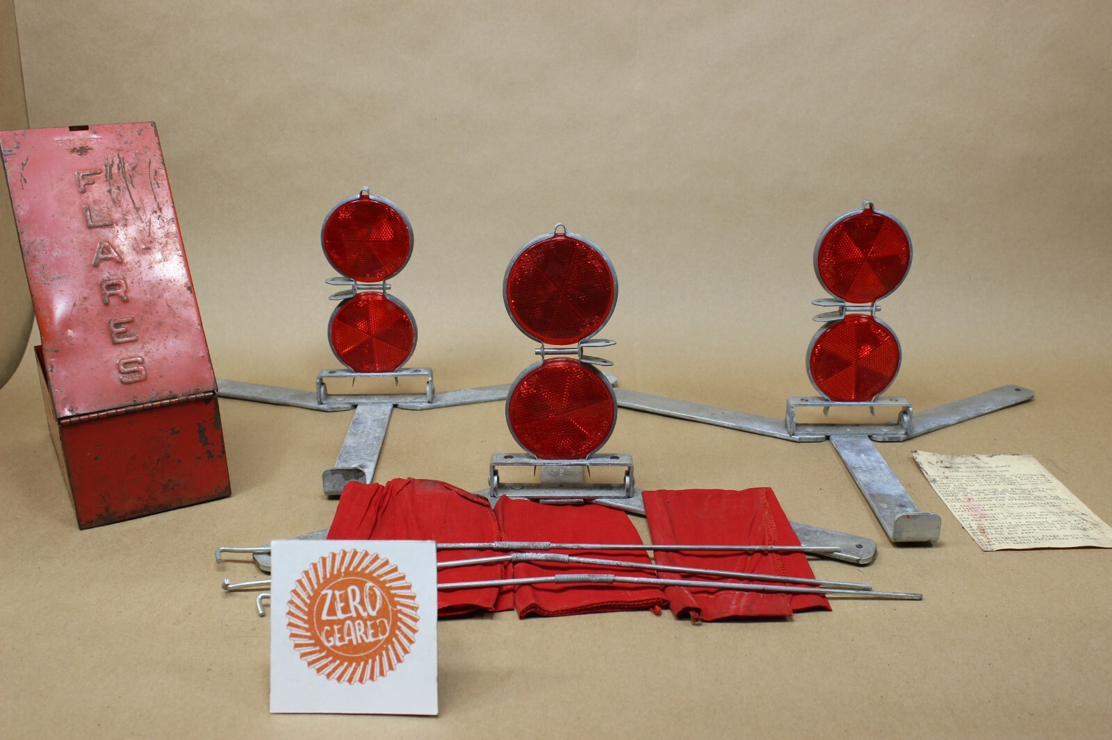 Bolser No. 66-F-3 Road Reflector Flare Roadside Car Truck Emergency Safety Kit