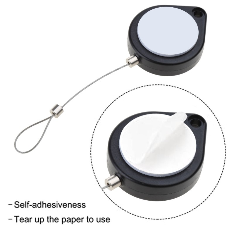 2x Multifunctional Automatic Door-Closer Retractable-Cable Pull Box Anti-theft