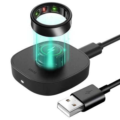 Compatible with Aura Ring Gen 3 Charger, Fast Charging Dock with USB-C Size 8