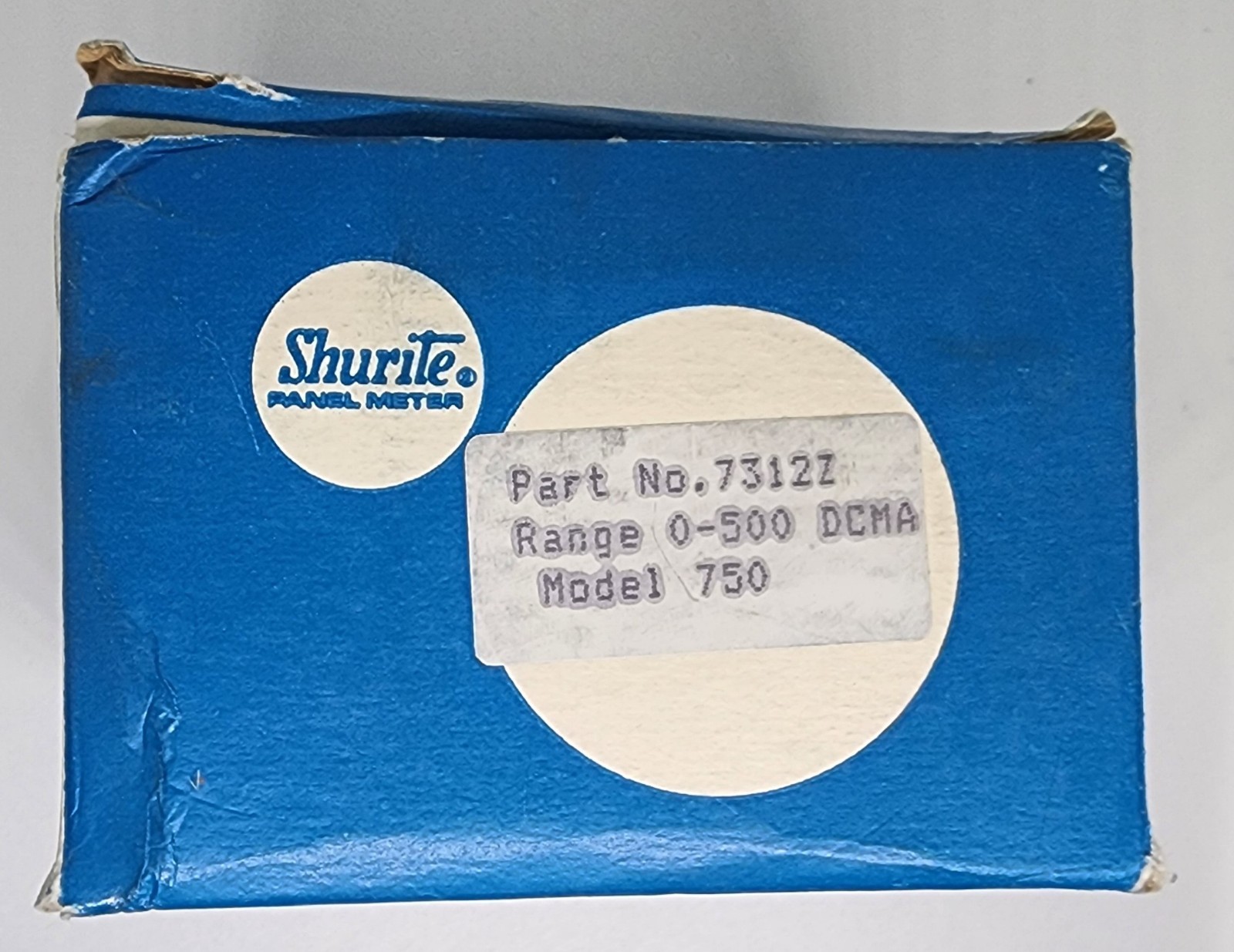 Shurite 7312Z DC Analog Panel Meter 0-500mA 3.5" Rectangular - New Open Box