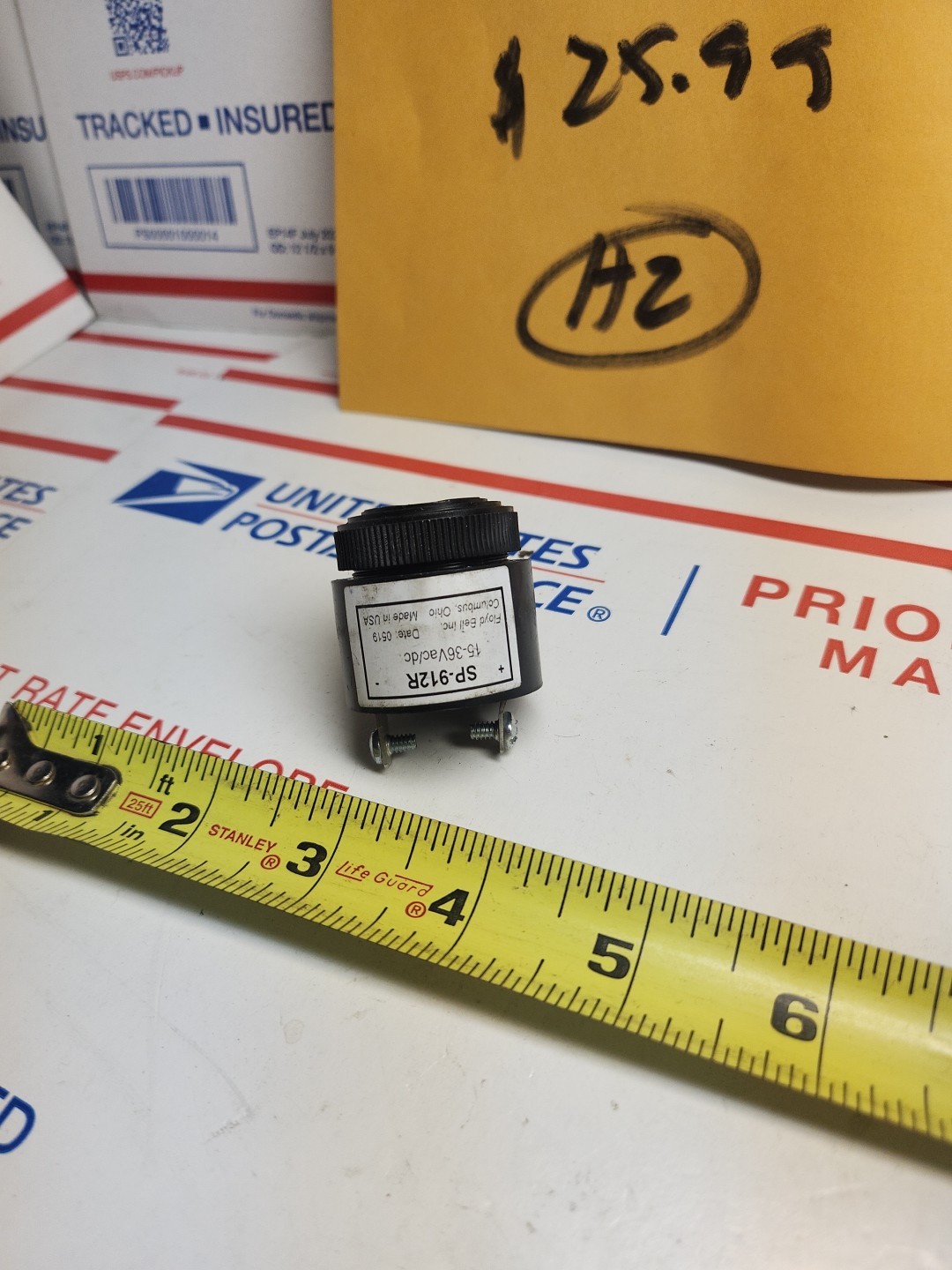 FLOYD BELL Pressure Switch SP-912R NEW , H2
