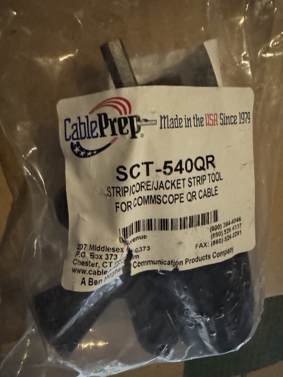 Cable Prep Strip Core Jacket Strip Tool For Commscope QR Cable SCT-540QR