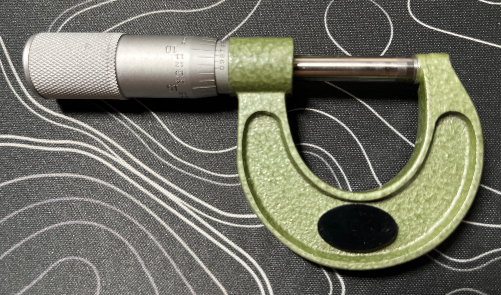 Helios 0-1” .0001 Micrometer with Case and Spanner Tool