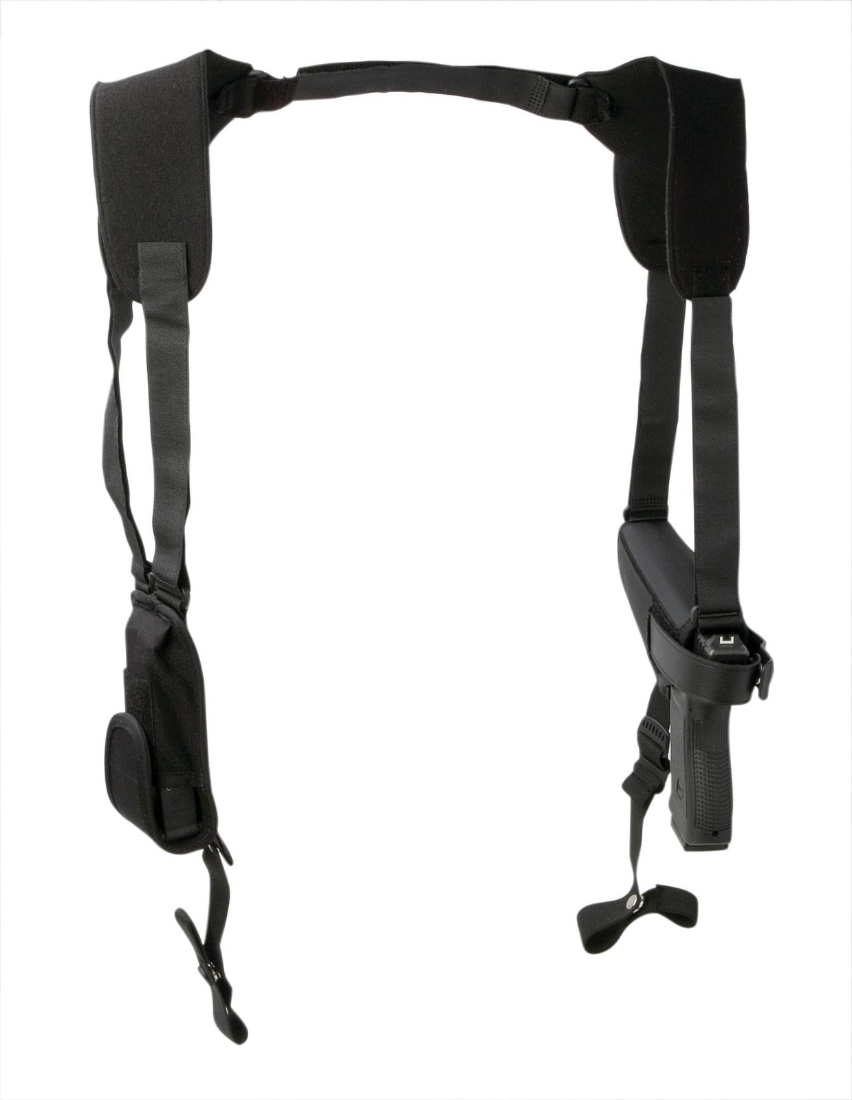 Uncle Mike's Off-Duty and Concealment Pro-Pak Kodra Nylon Horizontal 5, Black