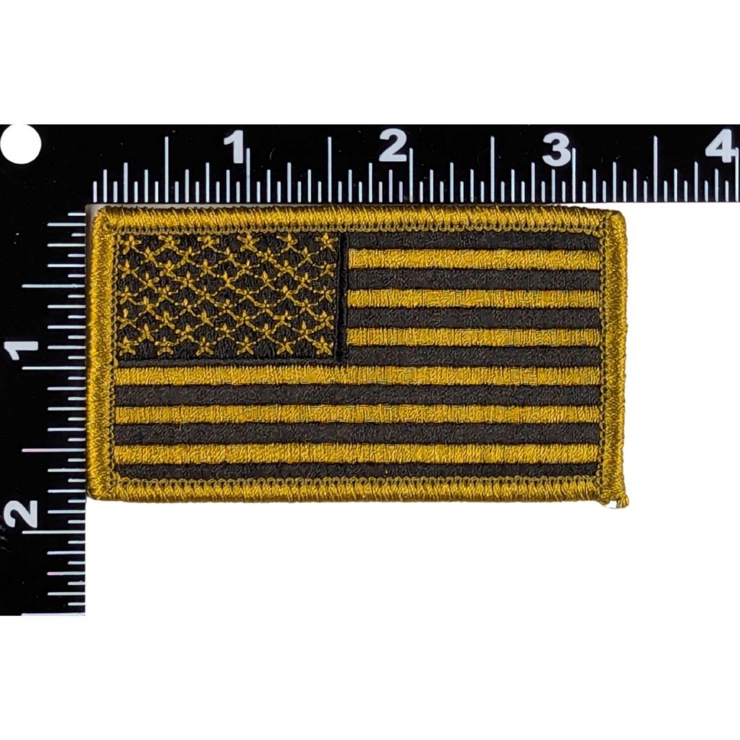American Flag Patch - Subdued Coyote Brown OCP - Sew-On Patch