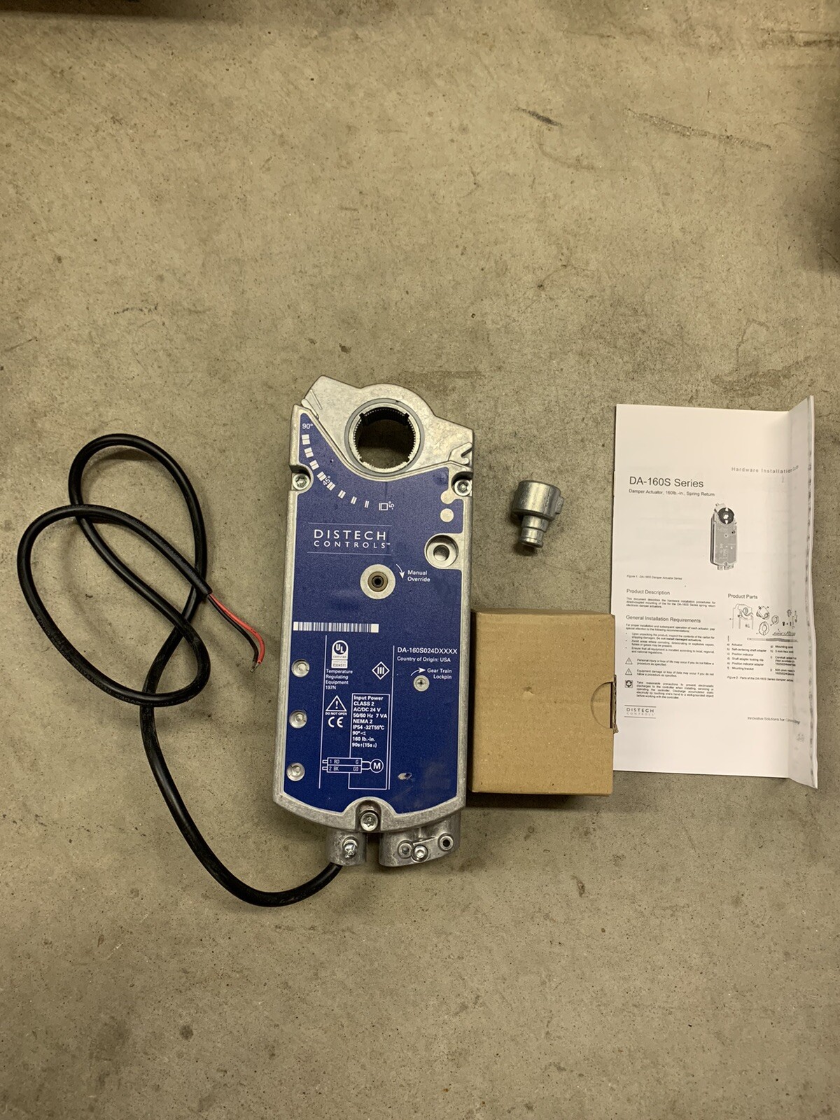 Distech DA-160S024DXXXX Damper Actuator **NEW IN BOX**