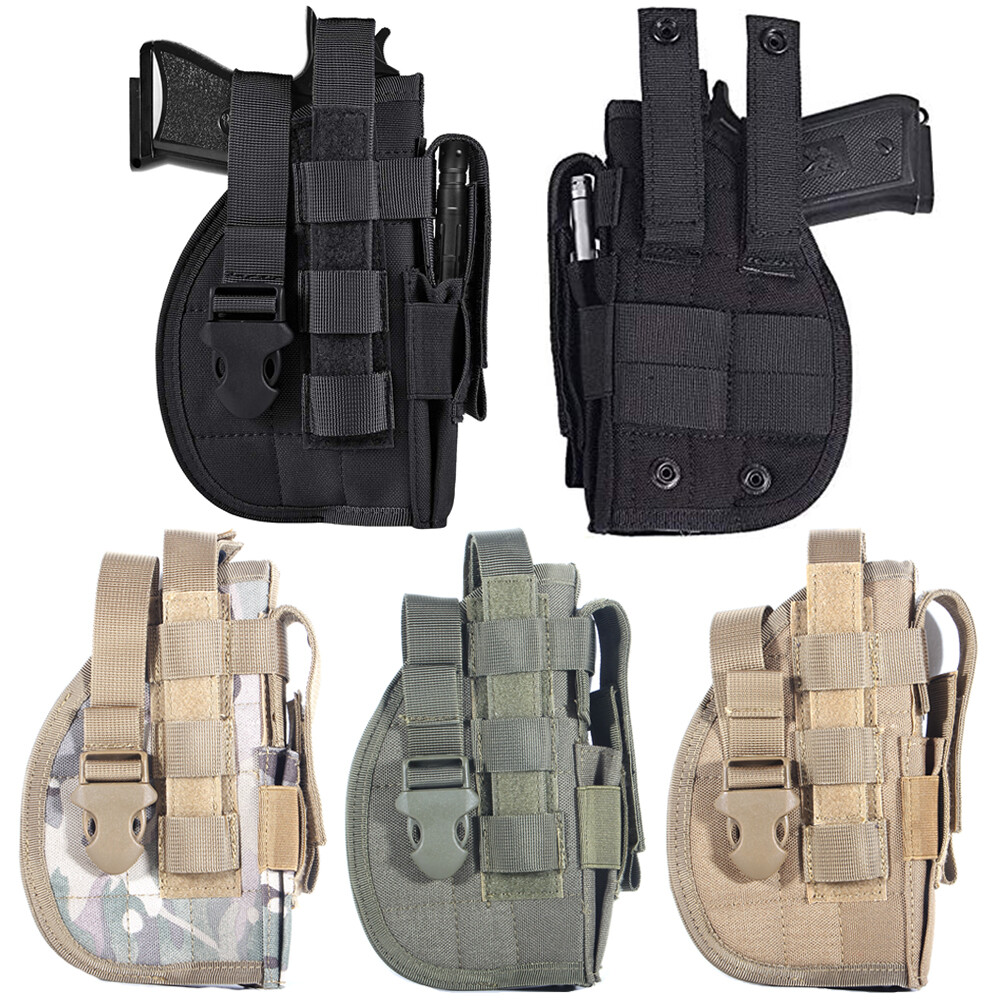 Tactical Molle Gun Holster Right Hand Pistol Holster Military Pistol Holster Bag