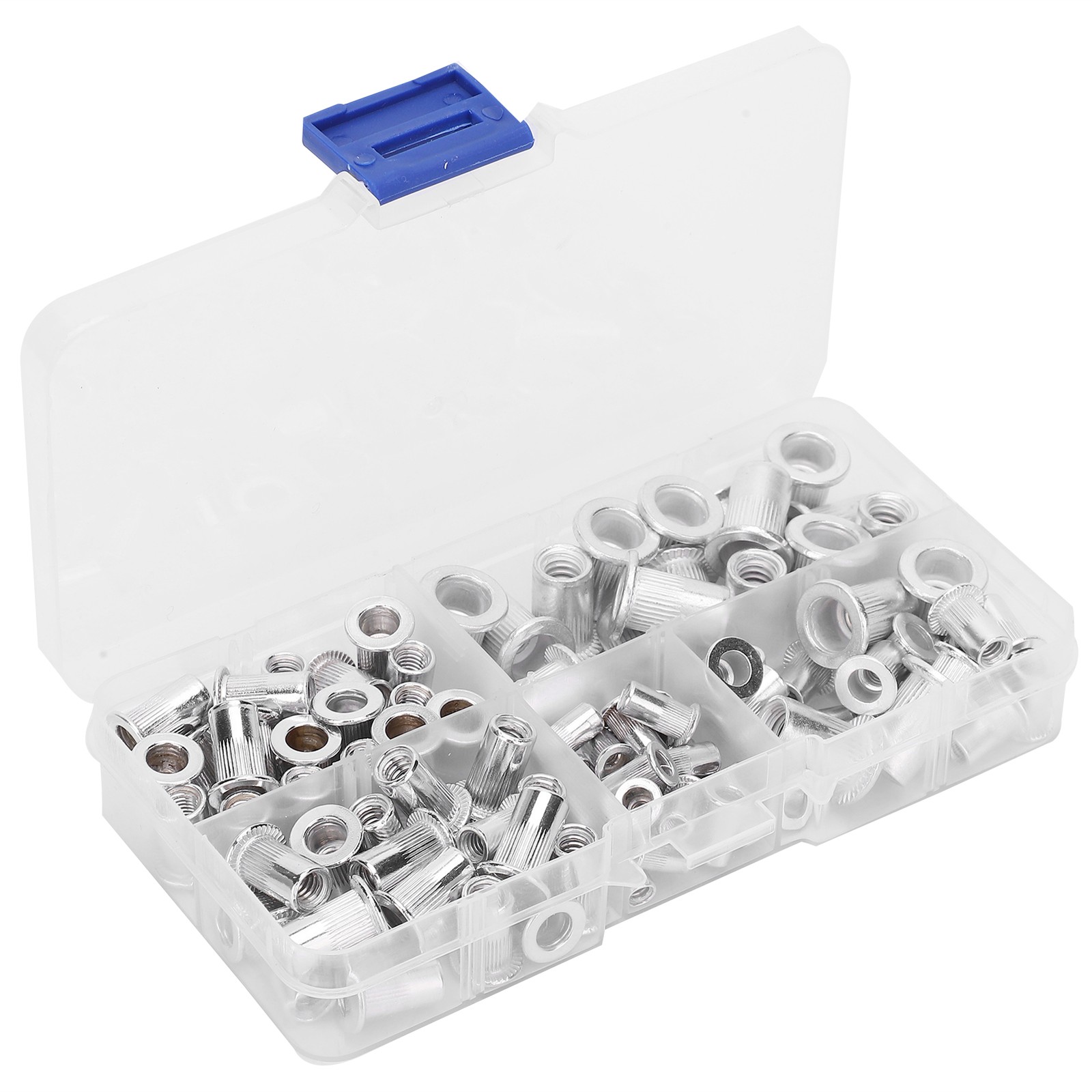 100pcs Aluminum Rivet Nut Threaded Insert Nut For Fastening Automobiles