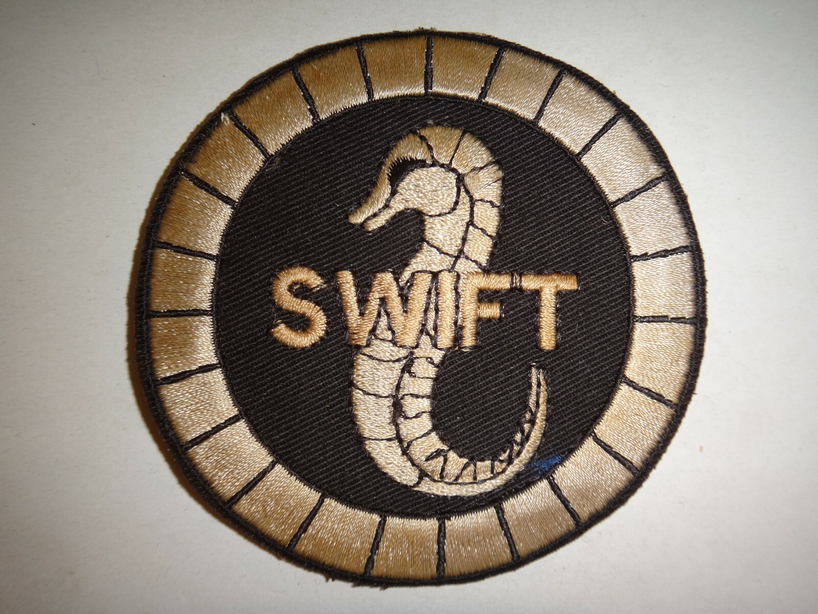 Vietnam War Patch US Navy COASTAL SURVEILLANCE FORCE Sea Horse "SWIFT"