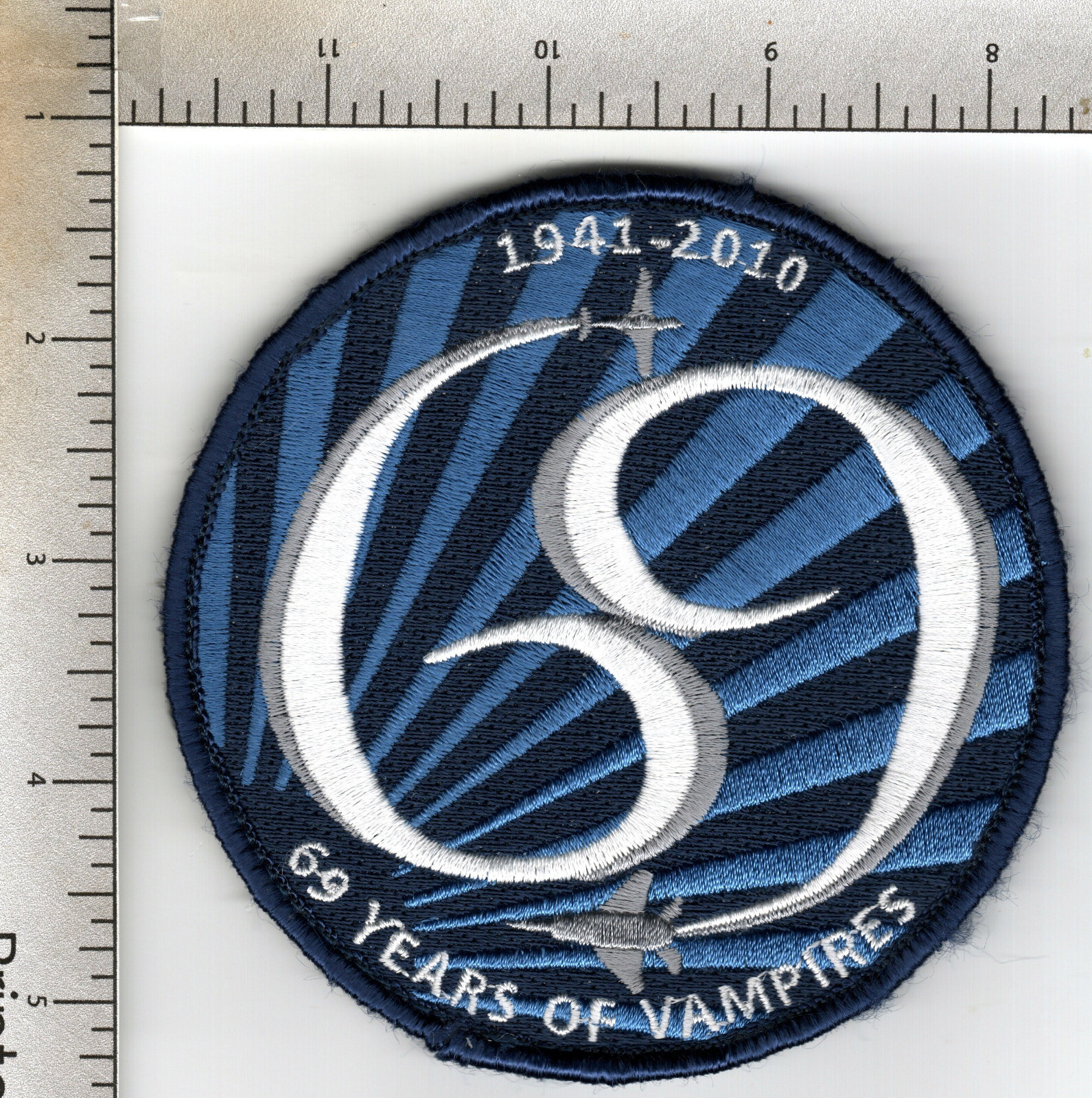 44 FIGHTER SQUADRON - 1941-2019 - 69 YEARS OF VAMPIRES  + HOOK & LOOP