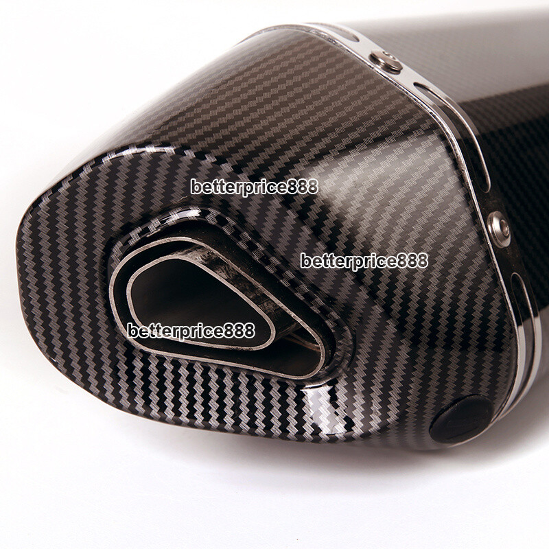 Universal Motorcycle Exhaust Muffler Pipe Silencer With DB Killer Tips Escape