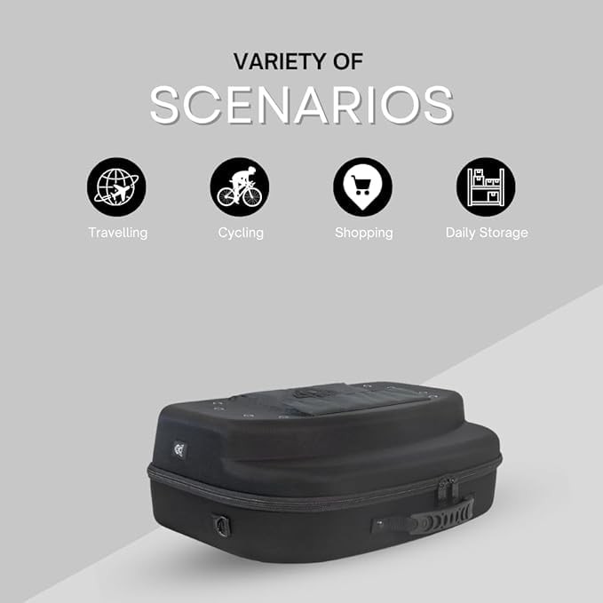 Homiegear Authentic Cap Carrier Case for 24 Caps with Branded Cap Clip Black -