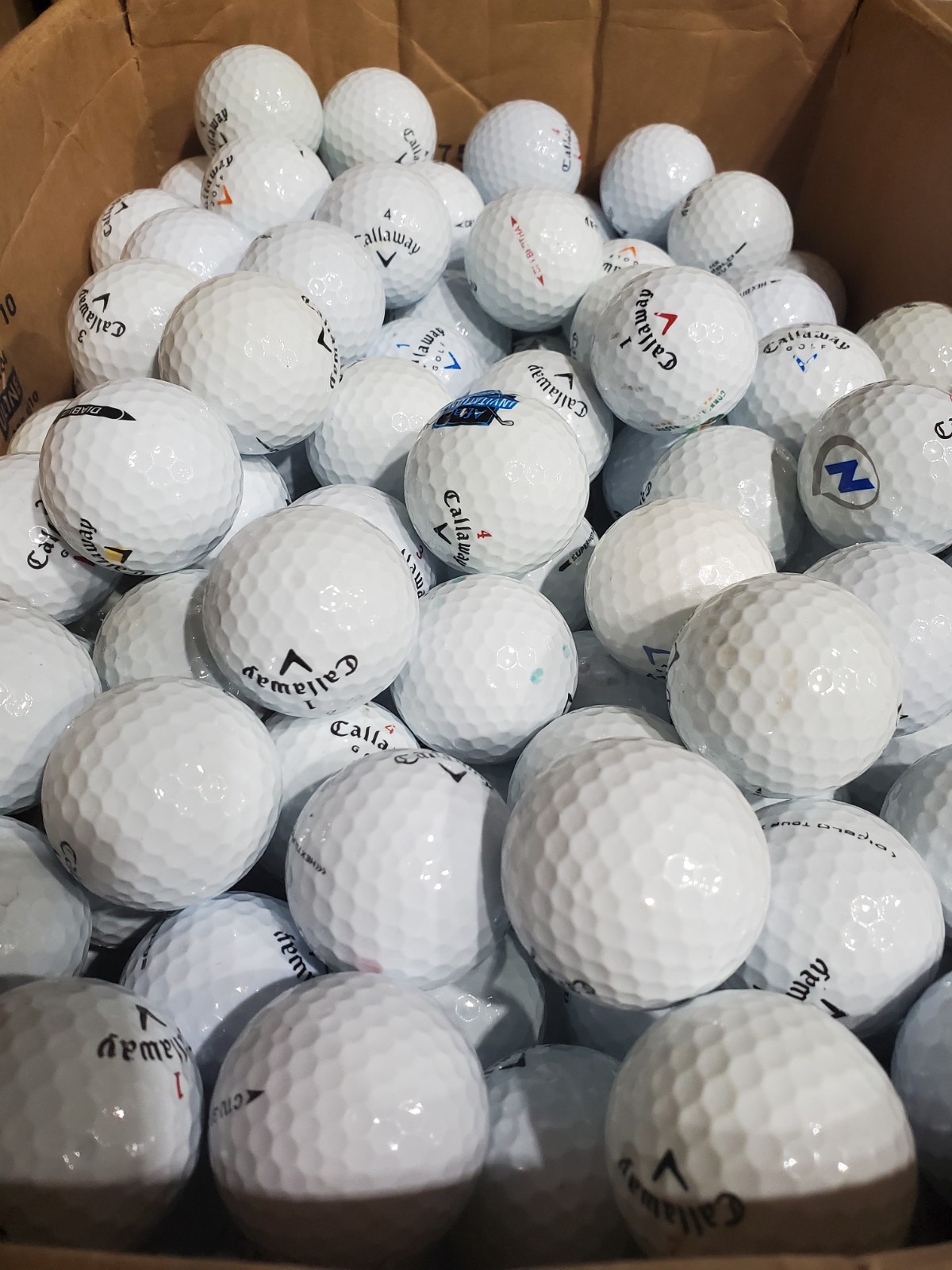Callaway Mix 120 Pack Used Golf Balls Mix AAA 3A Bulk Recycled Balls