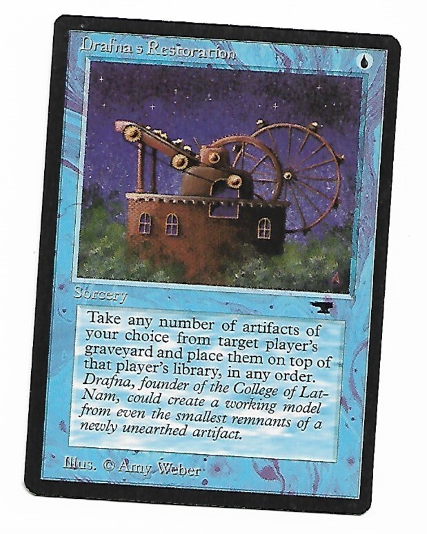 Magic the Gathering ~ MTG ~ 1x  Drafna's Restoration ~  M/NM ~ Antiquities