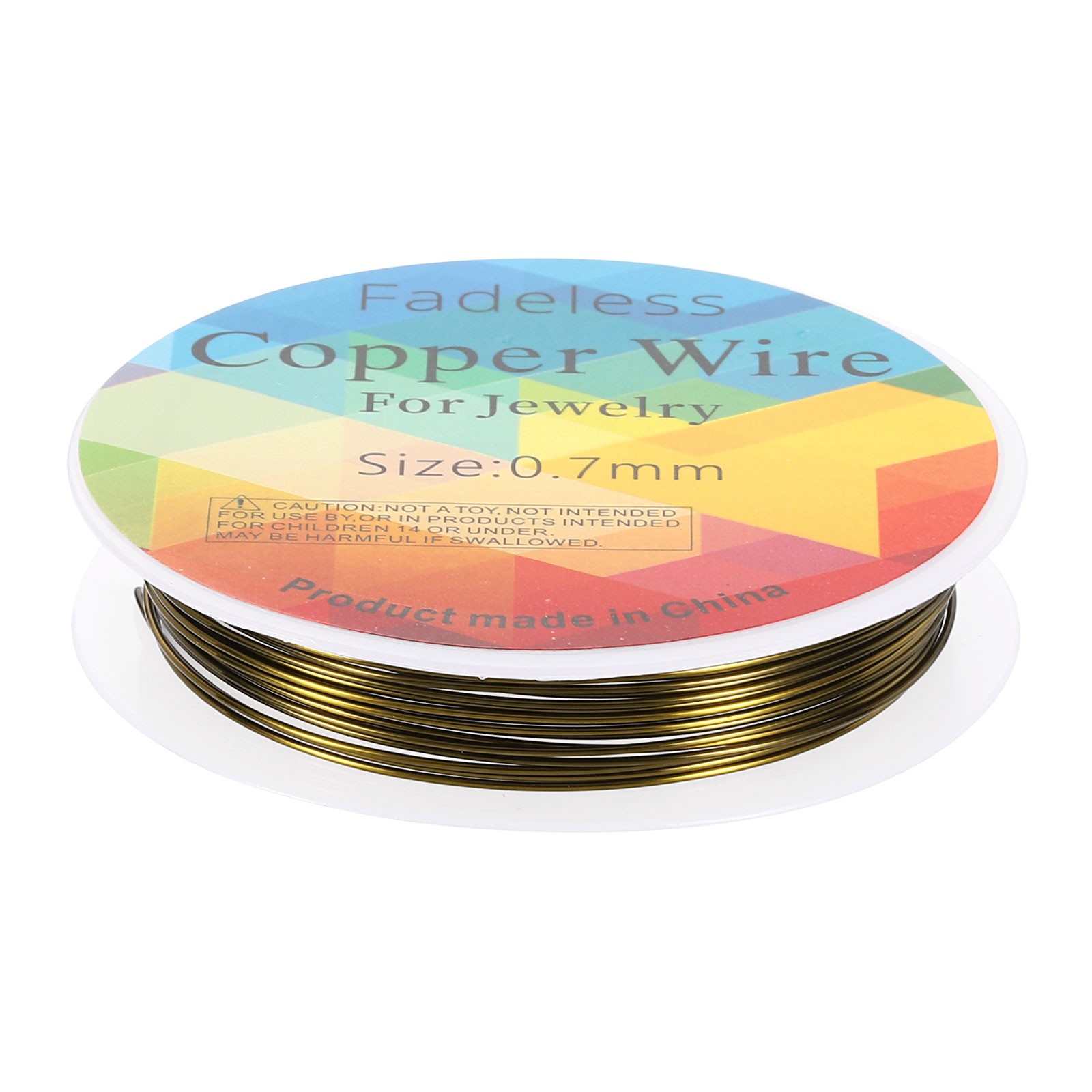Jewelry Wire 10ft 21 Gauge Brass Craft Jewelry Wrapping Wire, Ancient Blue