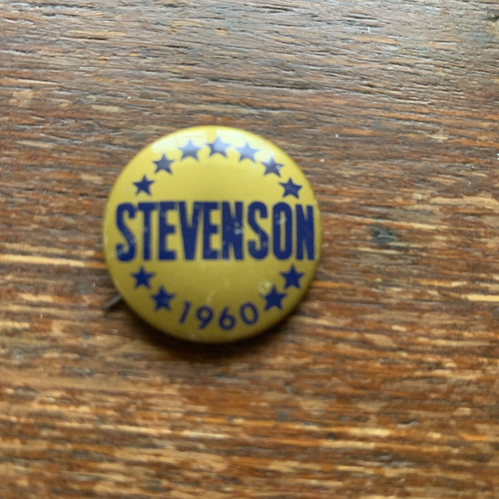 1960 Adali Stevenson Presidential Pinback Button