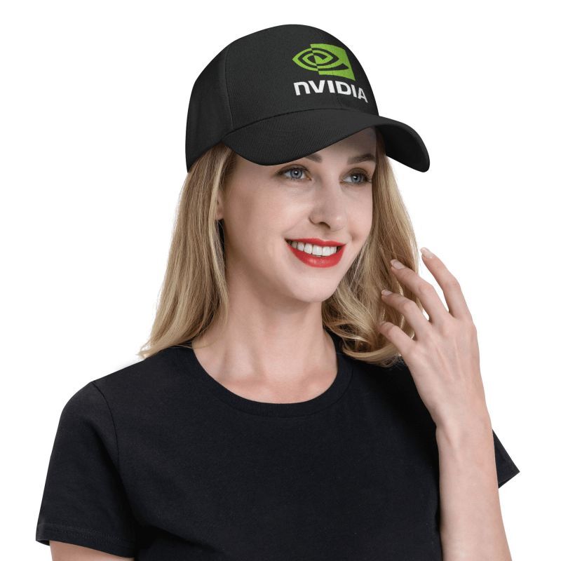nvidia logo Denim Hat Adjustable Baseball Cap