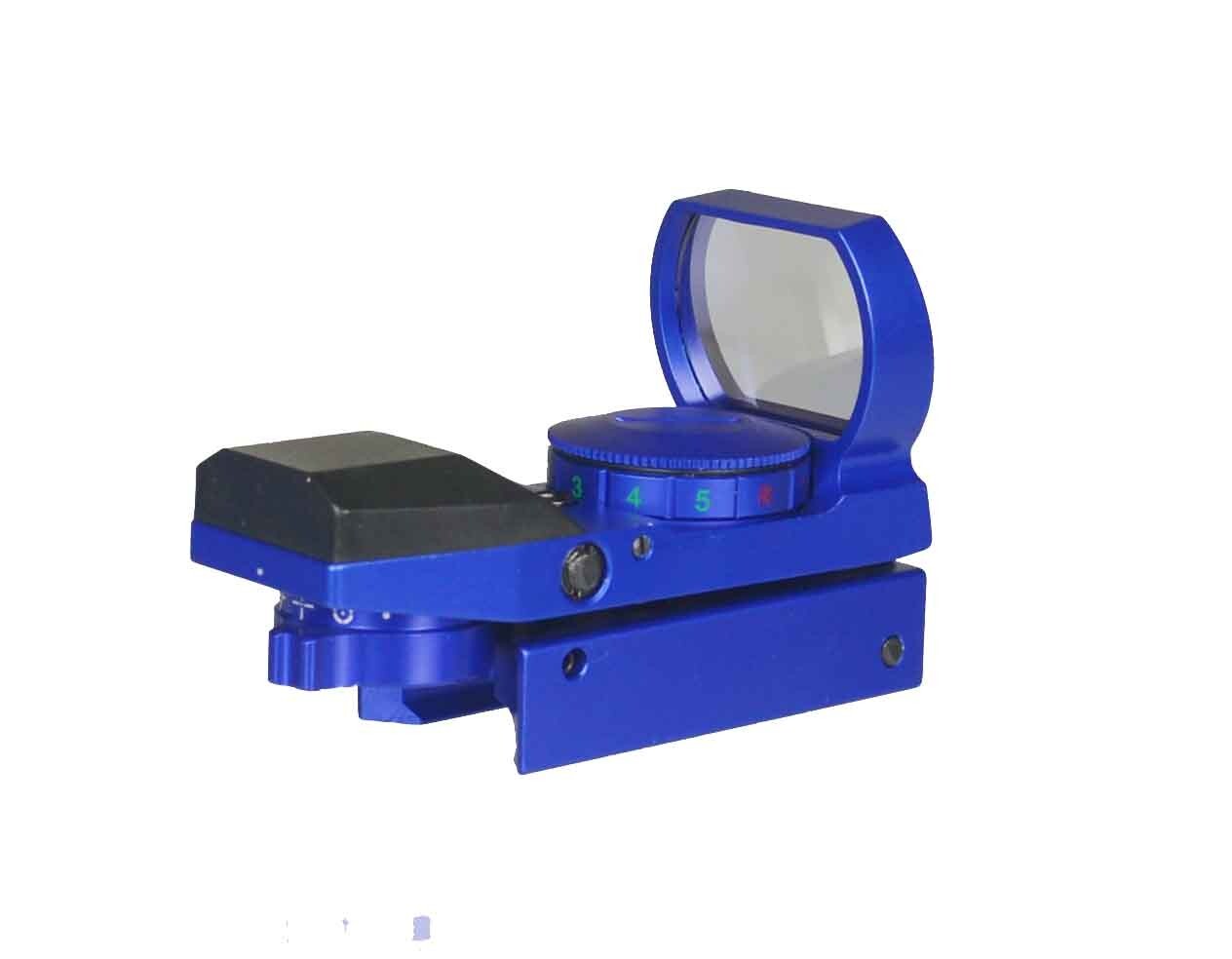 New Reflex Red and Green Adjustable Dot Sight Anodized Blue Finish