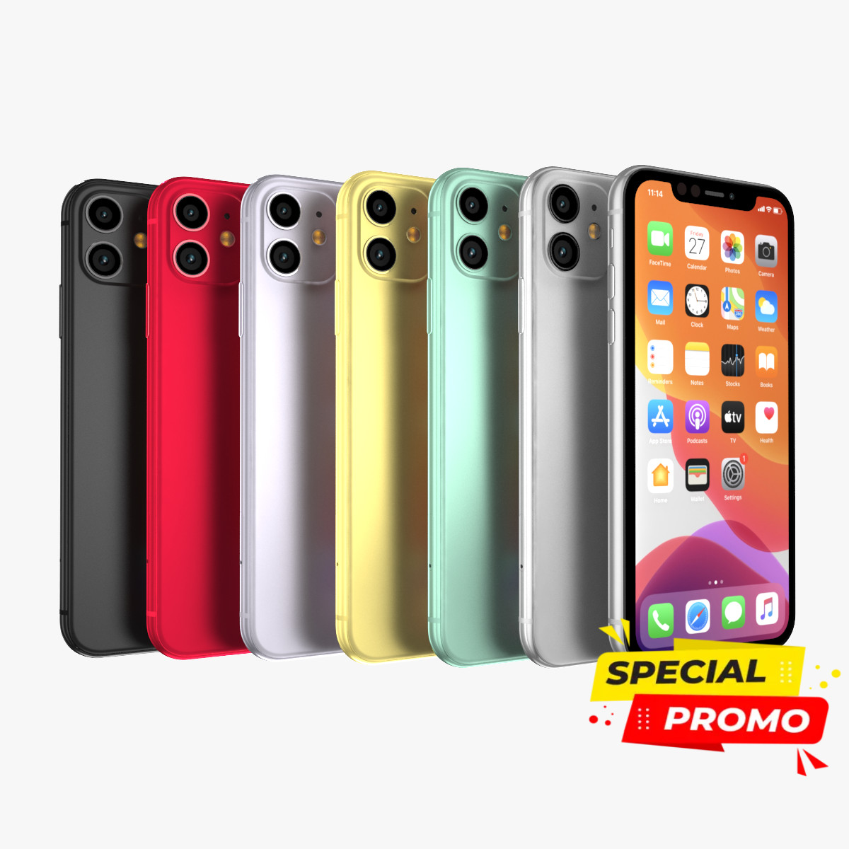 Apple iPhone 11 64GB Smartphone- All Colors - UNLOCKED ON US - EXCELLENT