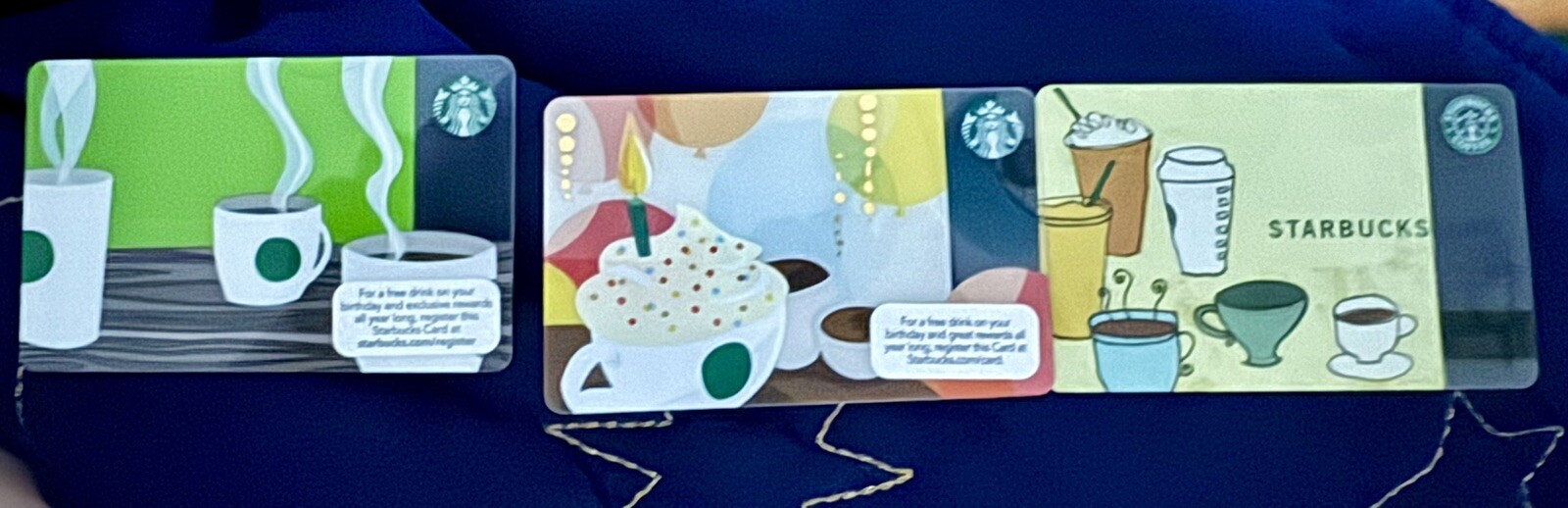 Starbucks Gift Cards. Lot Of 7 Collectible Including 1 From France.