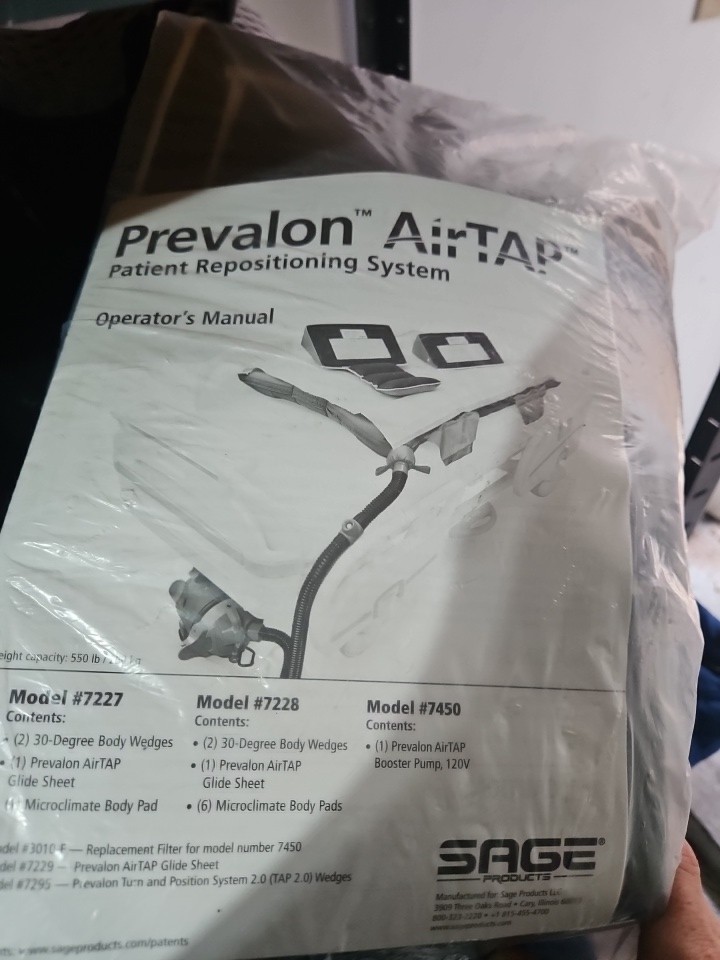 Prevalon AirTap Patient Repositioning System 7227 ****FREE SHIPPING****