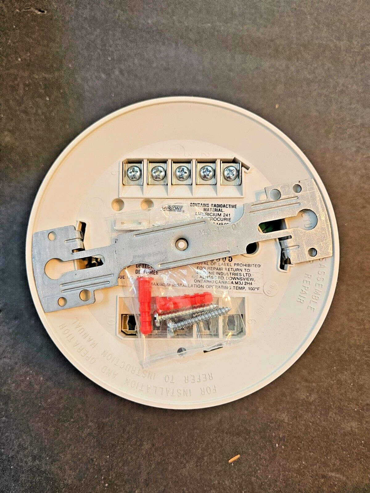 Mirtone Model 73445 Smoke Detector - New In Box