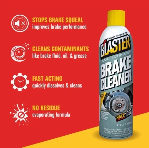 Blaster 14 oz. Non-Chlorinated Brake Cleaner Spray ~ BUY MORE & SAVE!!!