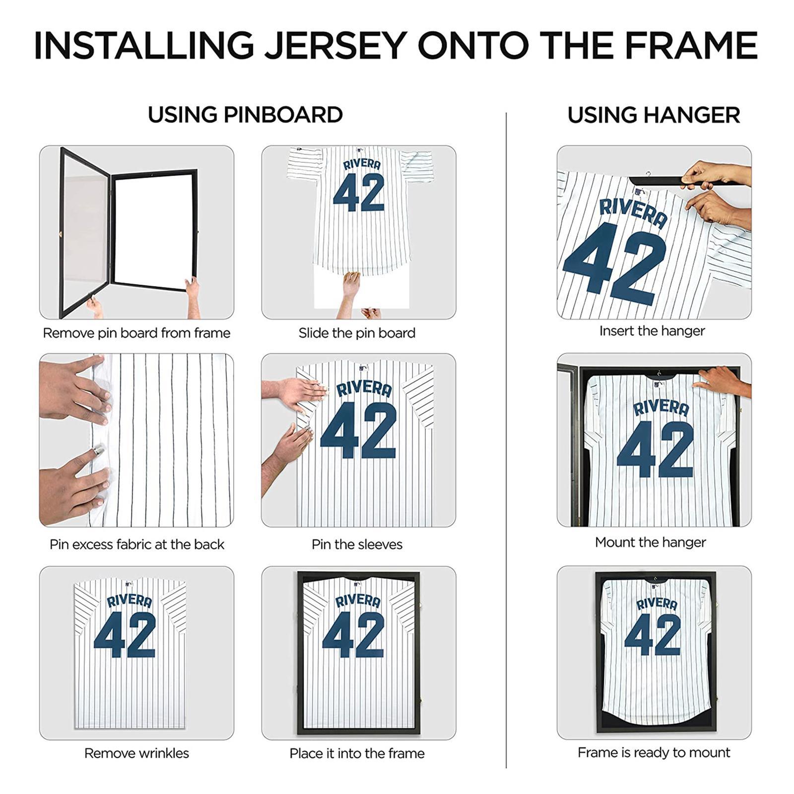 Jersey Display Frame Case Large Lockable Frames Shadow Box with UV Protection