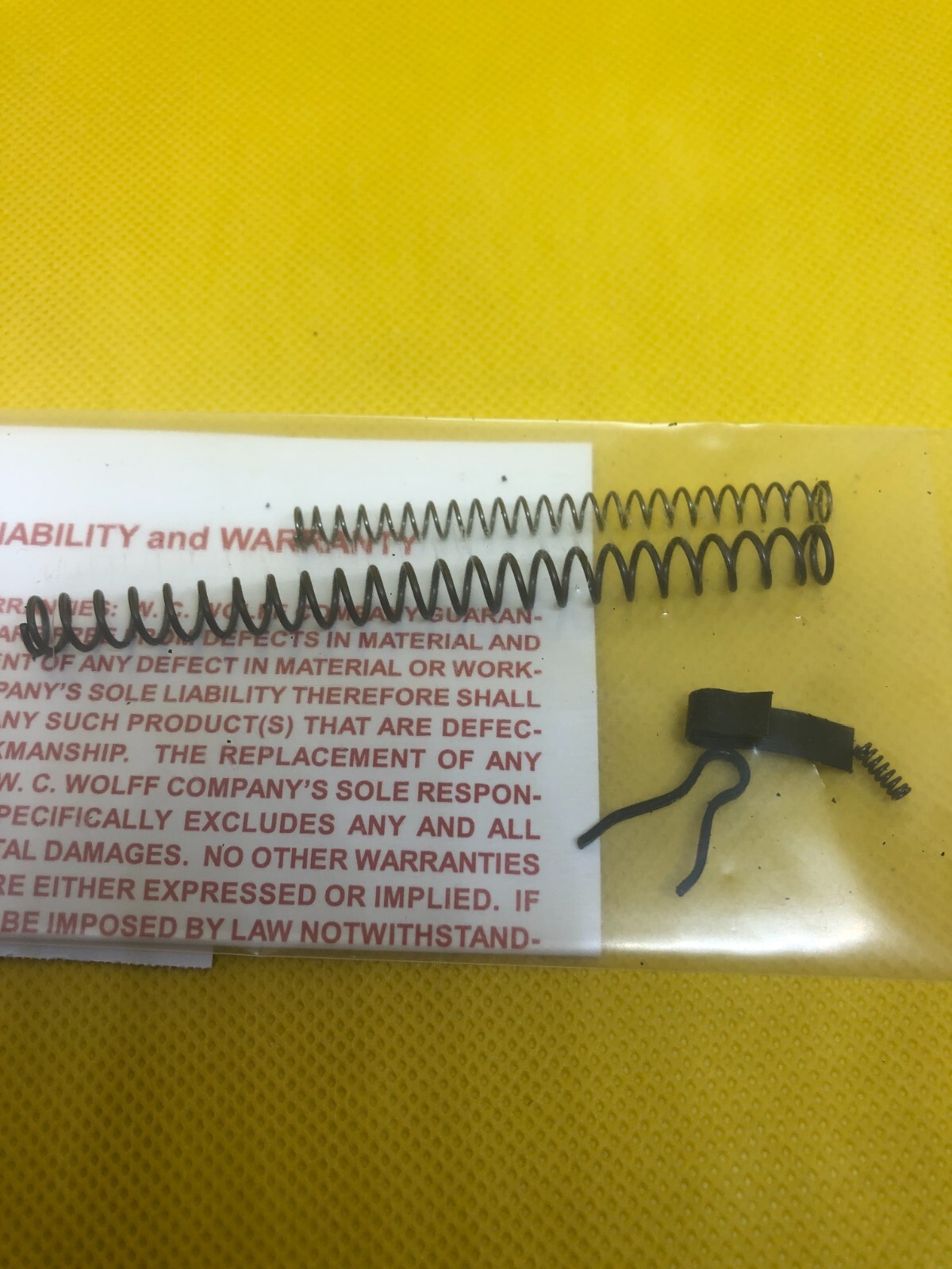 Mauser 1910 1934 Pistol Service Pak 5 Critical Springs NEW 7.65mm or 6.35mm