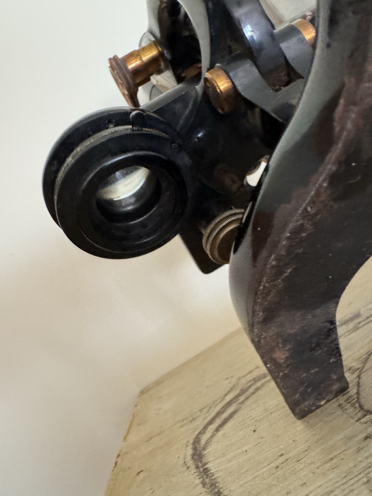 Early Spencer Buffalo USA Antique Microscope Multiple Objectives Original