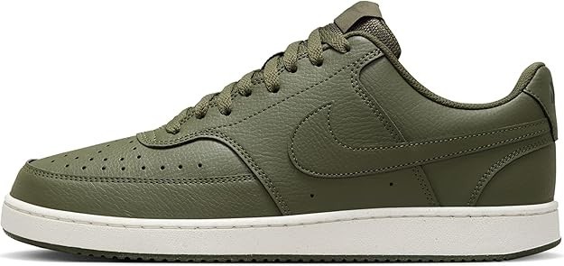 Nike Court Vision Low Next Nature Shoes Cargo Khaki Sail Men's Sz 12 DH2987-300