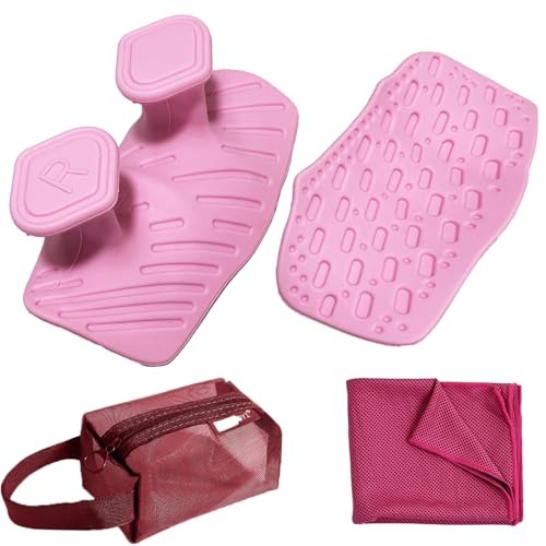 NAJIKA Upgraded Anti-Slip Gym Hand Grips for Weightlifting - Breathable Design