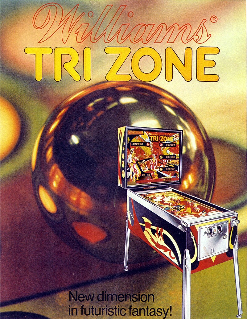 Williams Tri Zone Pinball-Game Adjustment and Diagnostic Procedures Booklet