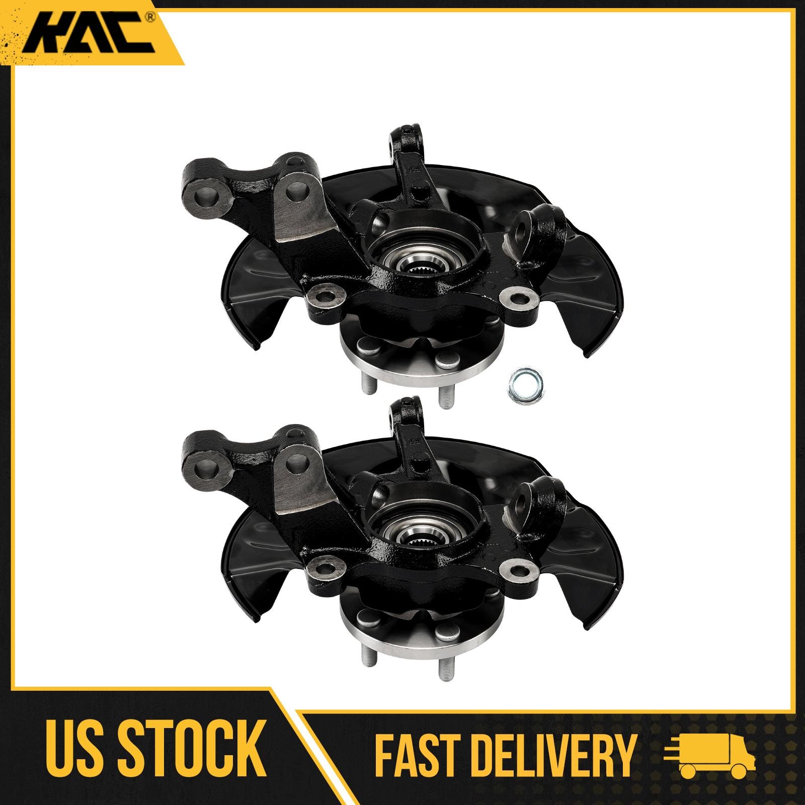 Front Steering Knuckle Wheel Hub Bearing For 2003-2008 Toyota Corolla 698389 2x