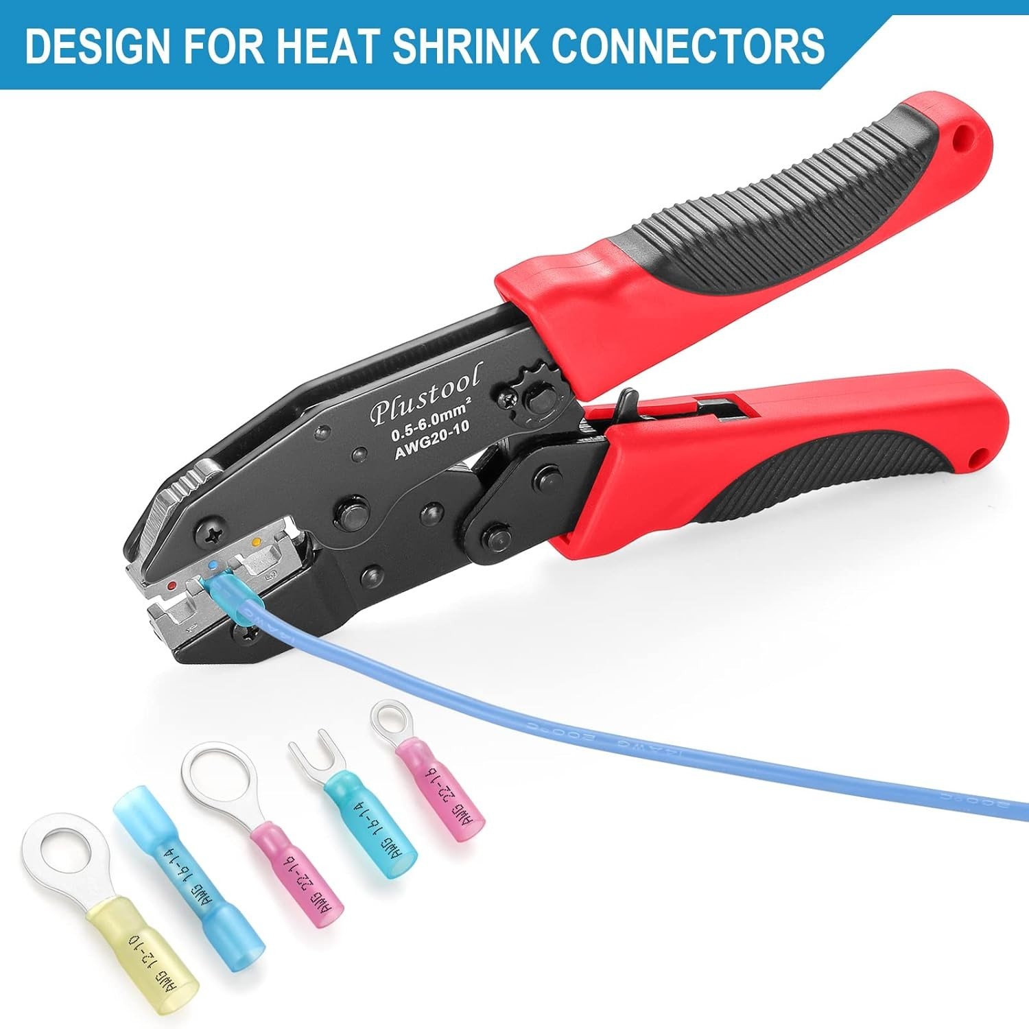 Versatile Ratcheting Electrical Crimping Tool - Perfect for Home and Auto Use