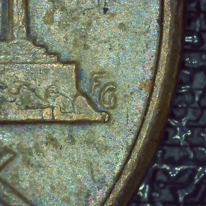 1974 D Lincoln Penny toned