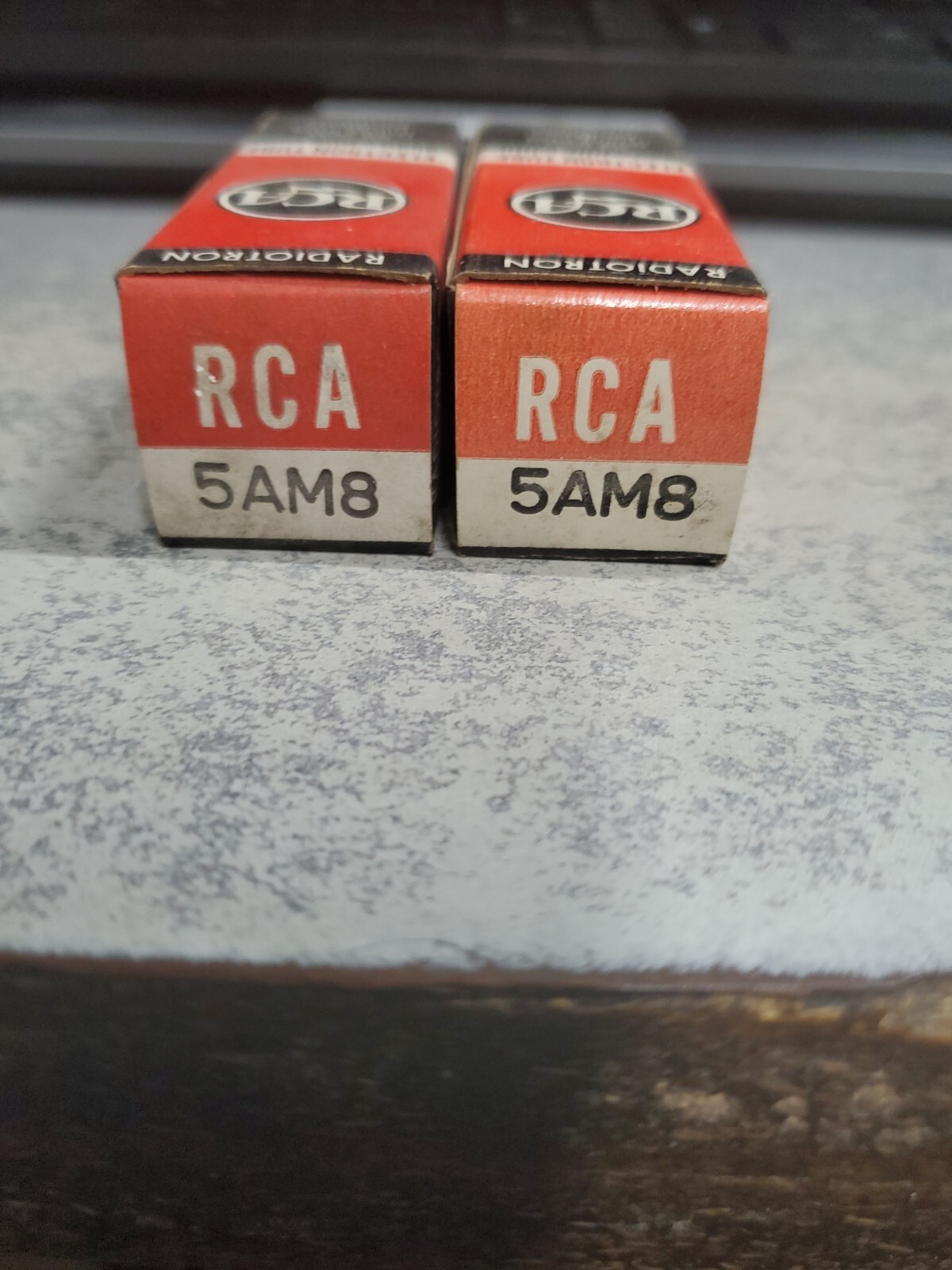 RCA 5AM8 Vacuum Tubes Made In USA NOS Lot Of 2 +Box