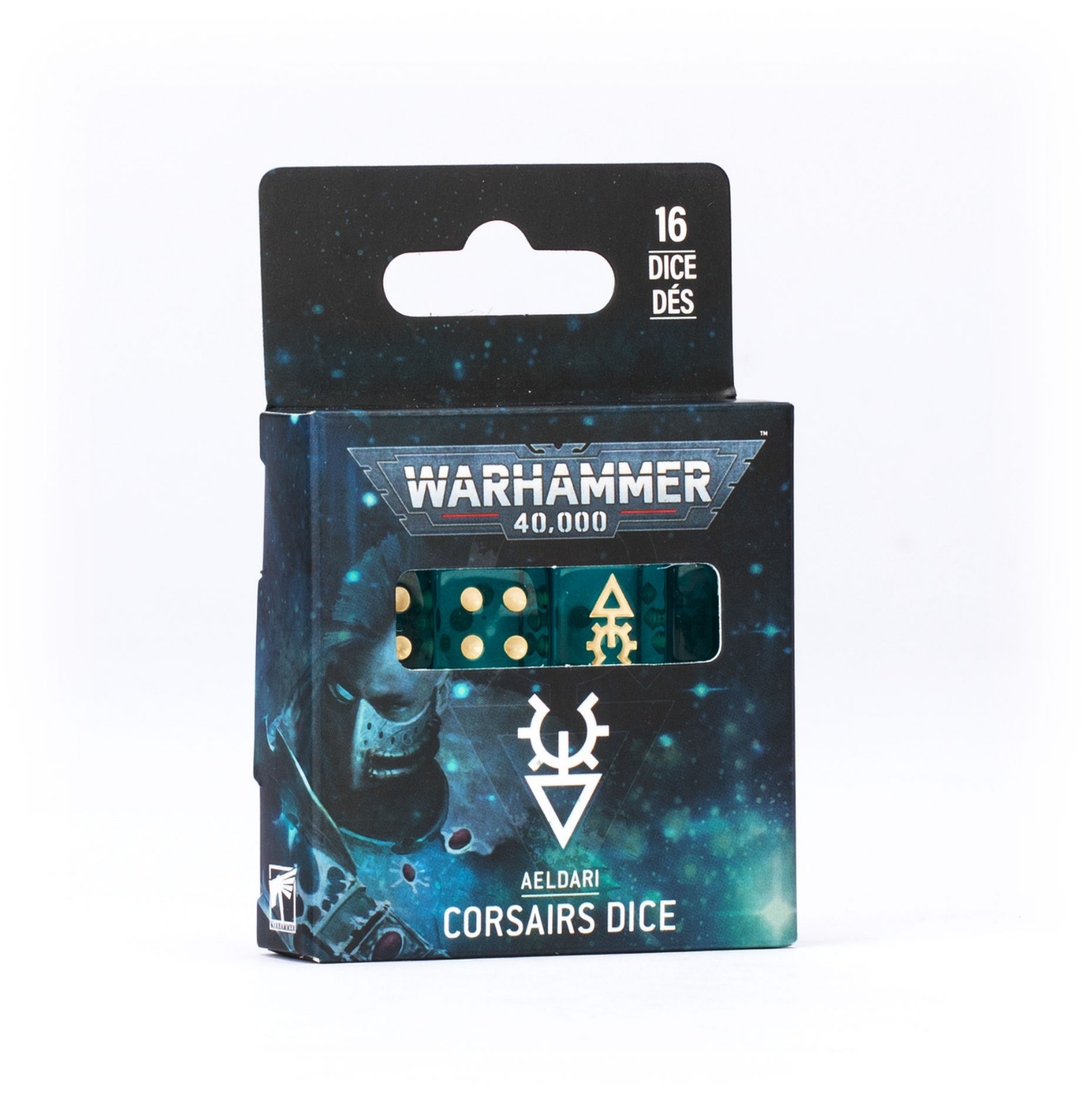 WARHAMMER 40,000 40K AELDARI CORSAIRS DICE SET 46-77 NEW