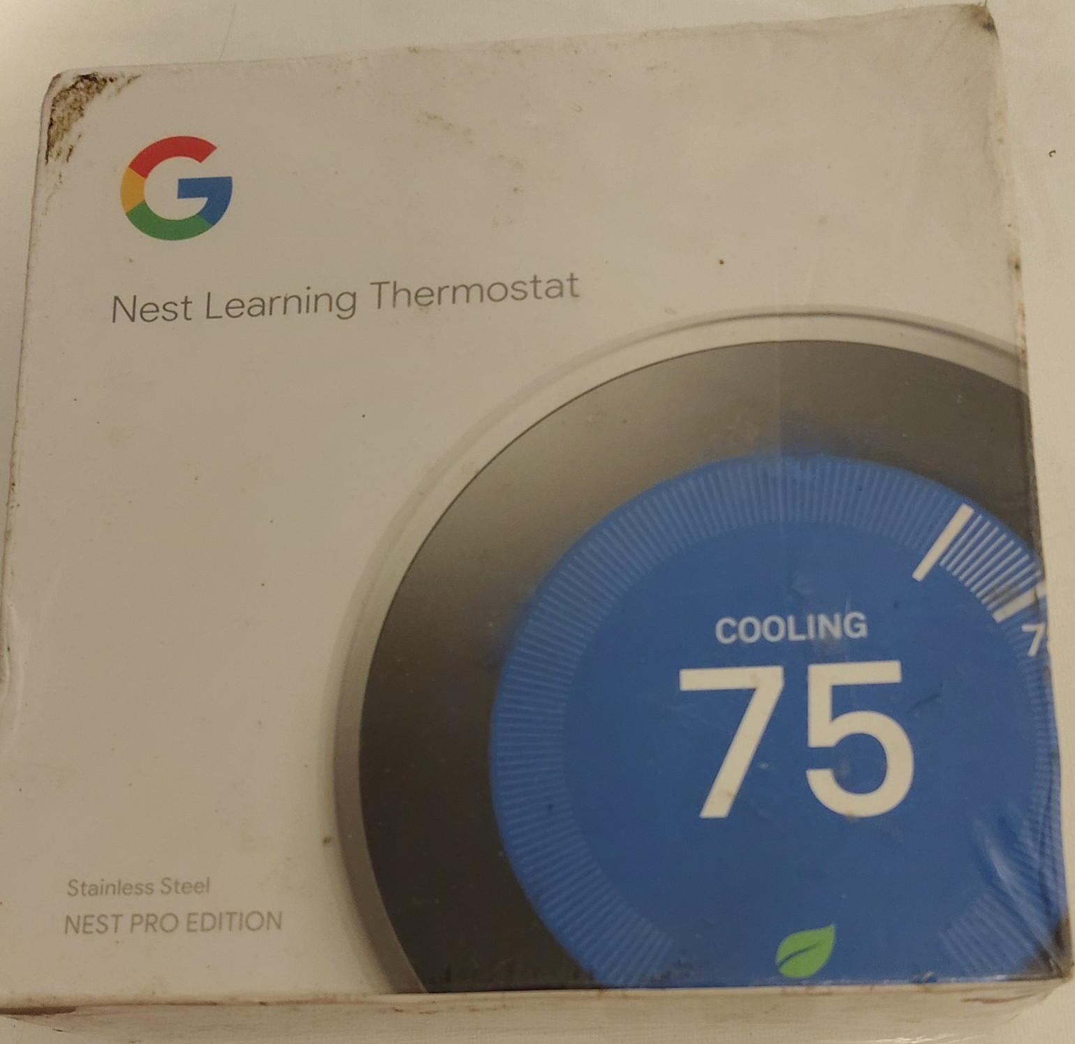 Google Nest Learning Thermostat Nest Pro Edition Wi‑Fi Programmable Dial