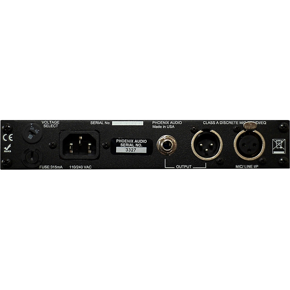 Phoenix Audio Ascent One EQ Mono Class A Microphone PreAmplifierDIEQ