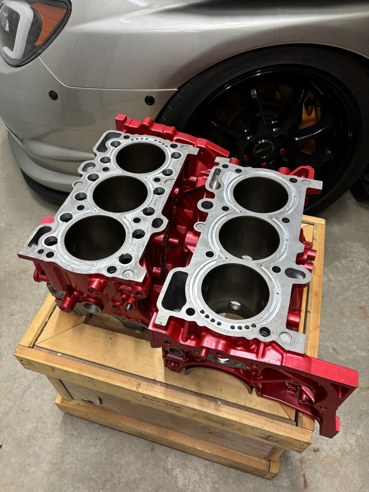 AA PERFORMANCE EZ30 SHORT BLOCK CLOSED DECK BARE CASE HALVES