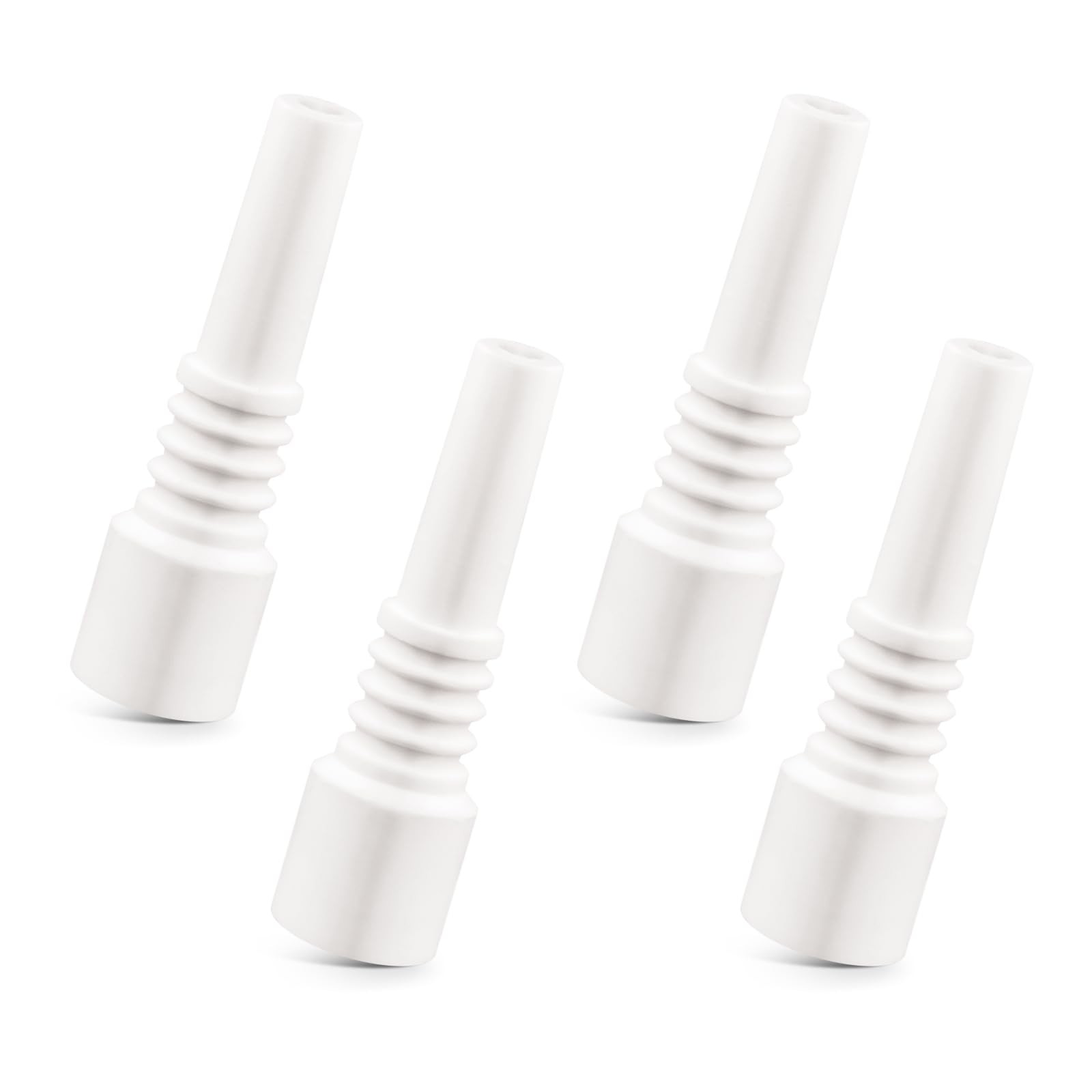 Sand Blaster Ceramic Nozzles Replacement Sandblasting Tips, 10mm Nectar White