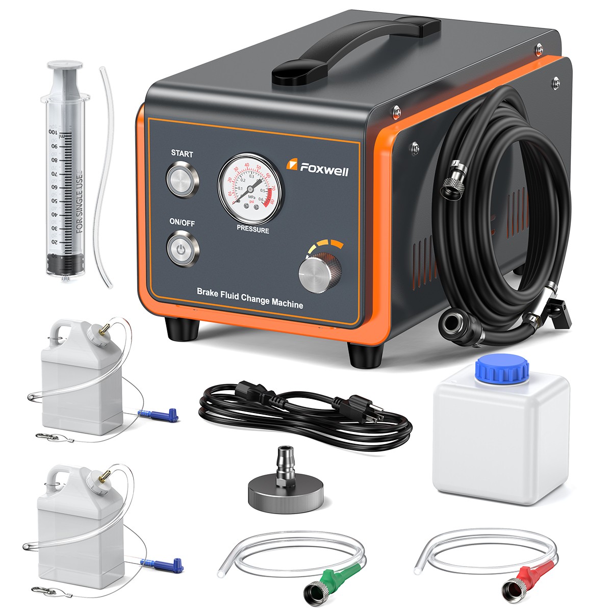 Car Electric Brake Fluid Bleeder Bleeding Kit Vehicle Brake Oil Change Machine