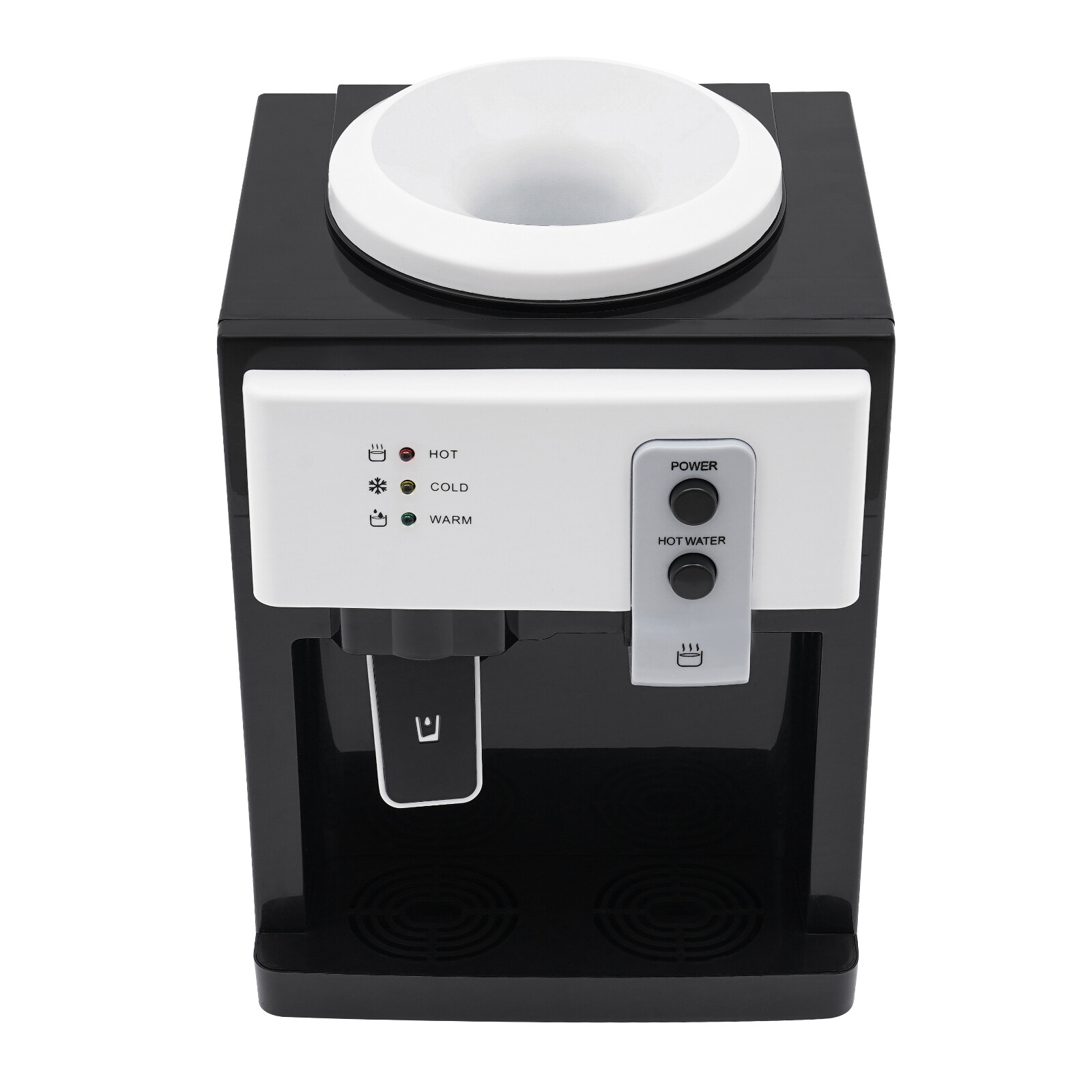 5 Gallon Water Cooler Dispenser Top Loading Countertop Hot+Cold Drinking Machine