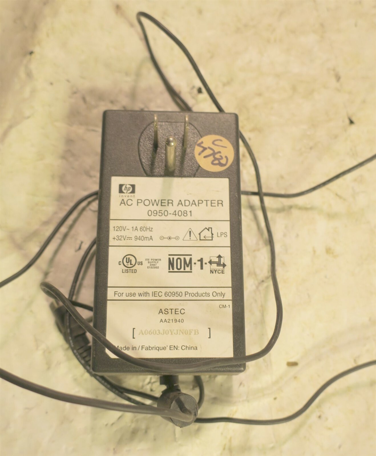 HP Printer AC Adapter 0950-4081