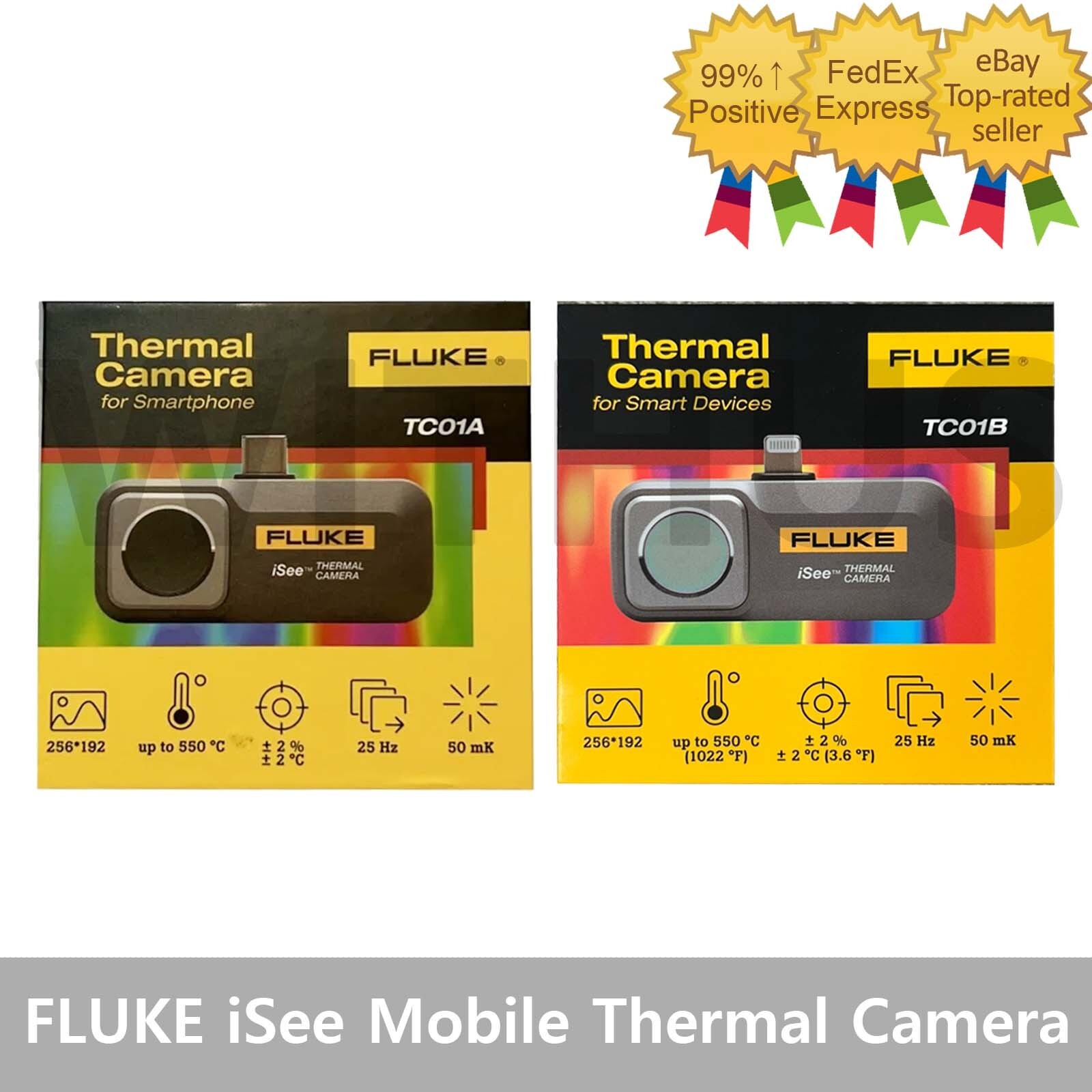 FLUKE TC01A / TC01B iSee Mobile Thermal Camera Android/iOS - 100% Genuine=