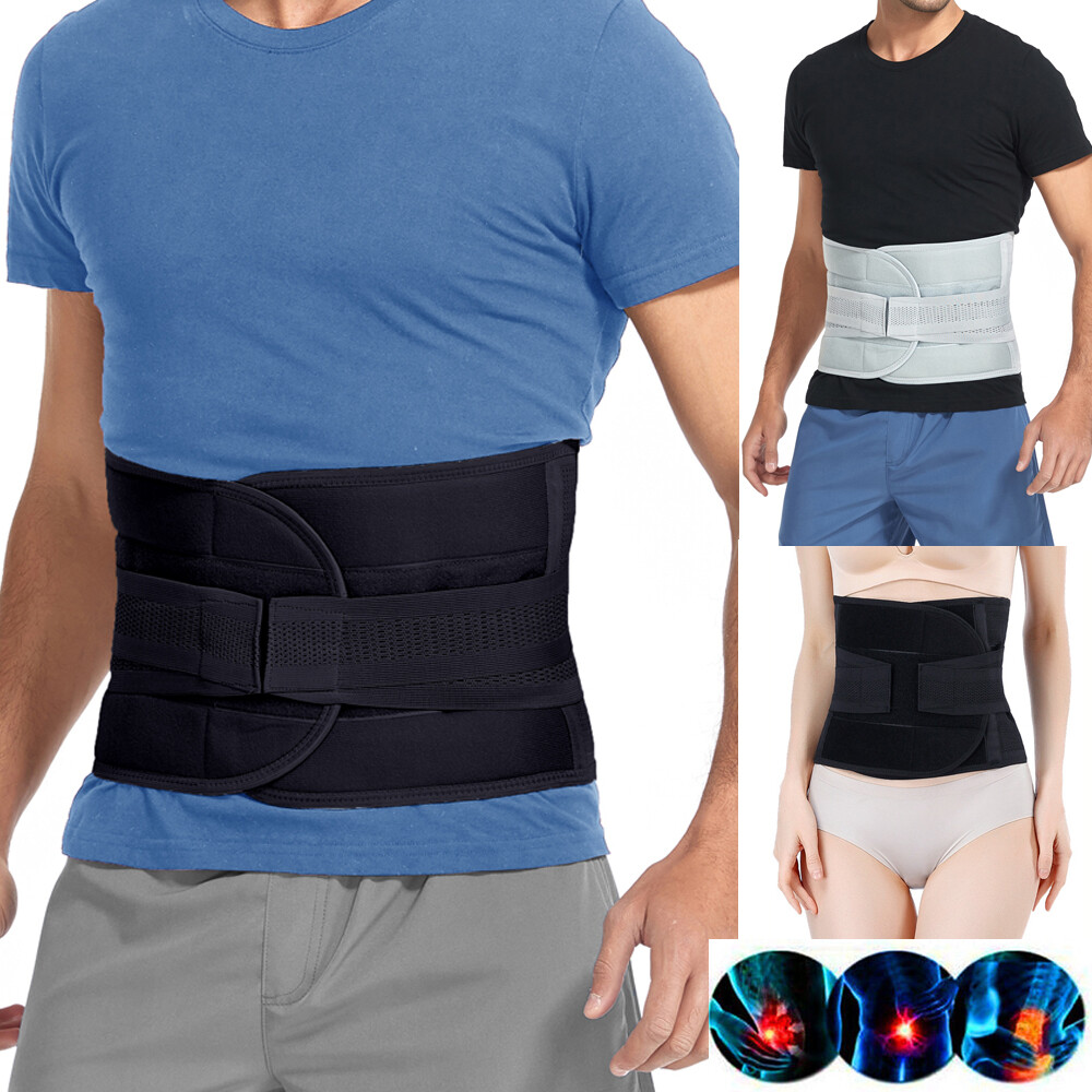 Back Support Lower Back Brace Lumbar Support Belt Pain Relief Sciatica Men Women