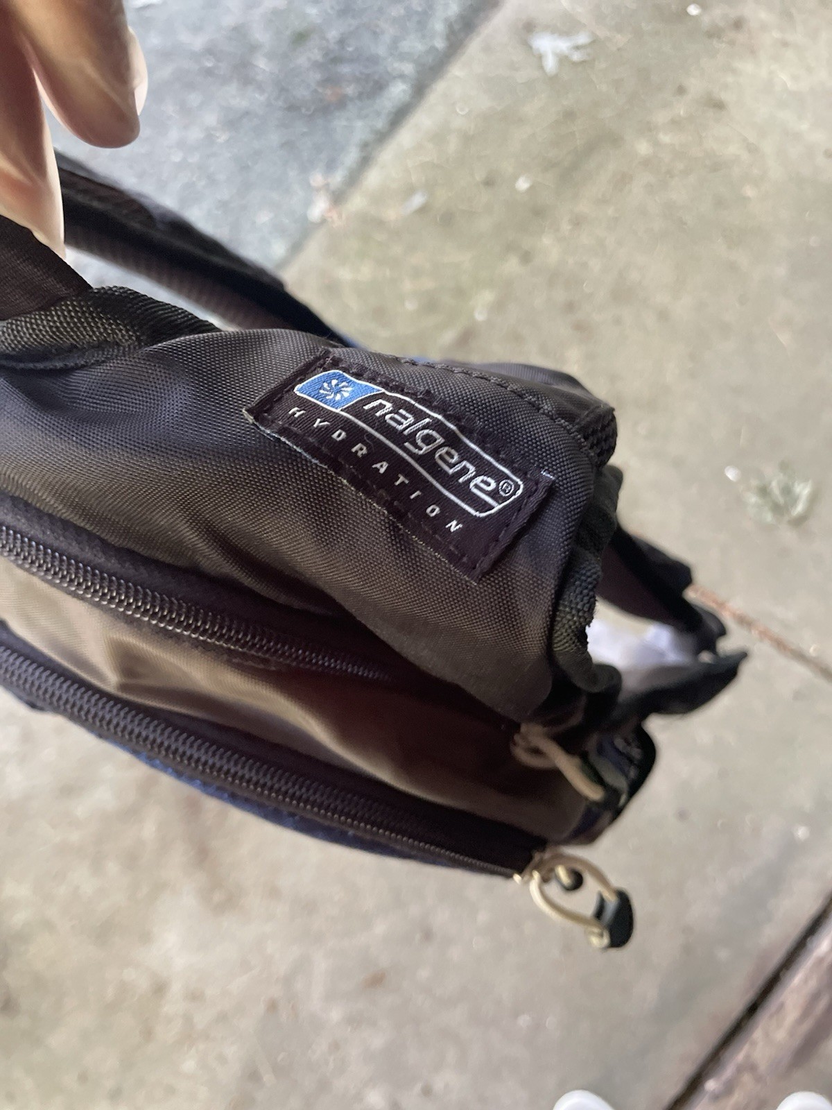 JanSport x Nalgene Hydration Pack Backpack Blue Black WITH Bladder EUC