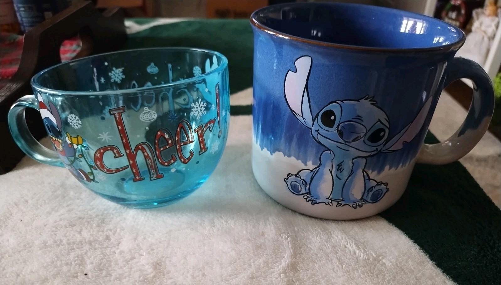 Lilo And Stitch , Stitch Coffee Mugs, Lot Of 2